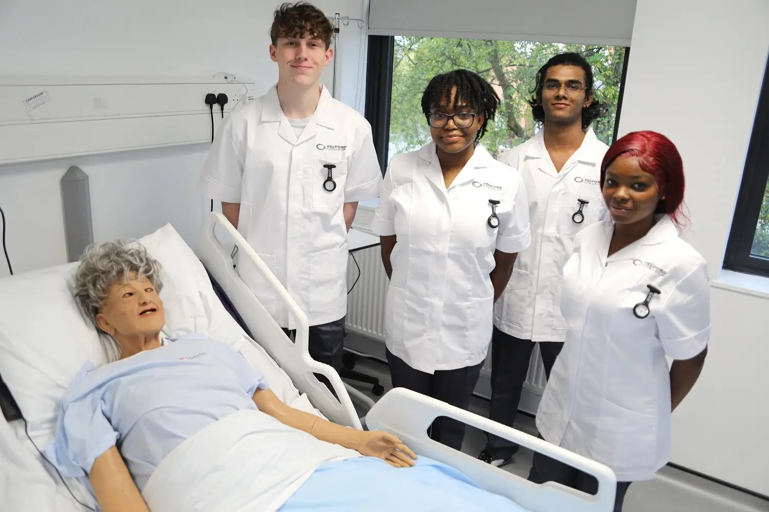 From left, Callum McCarthy, Stephany Ansah Jacob, Joel Sanjeev and Lilian Gyamfi.
