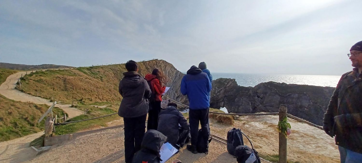 humanities students on trip
