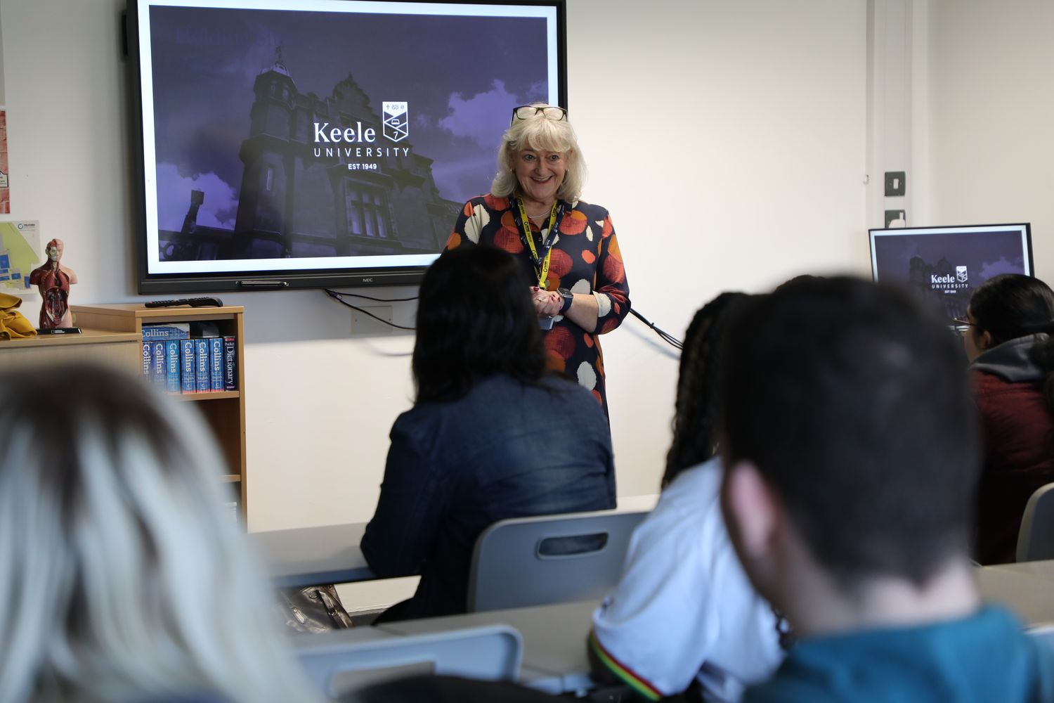 keele university tutor giving presentation
