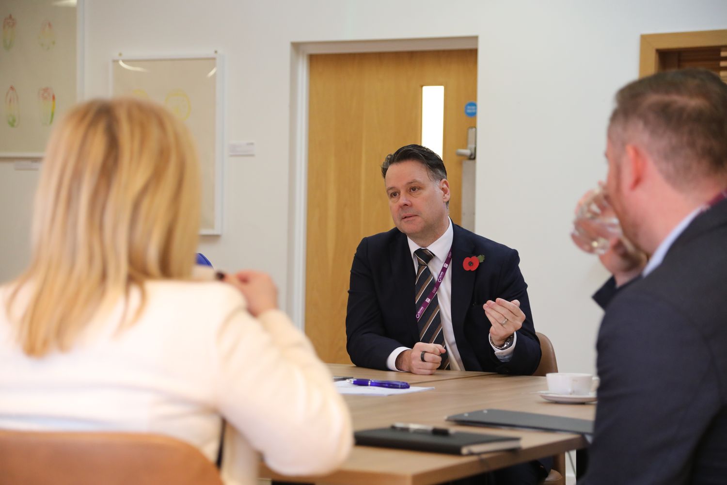 Management & HR tutors in classroom