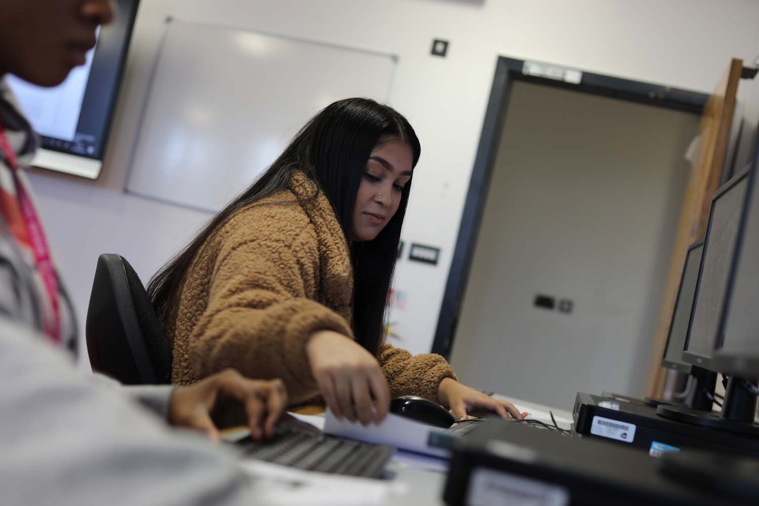 hr student in classroom