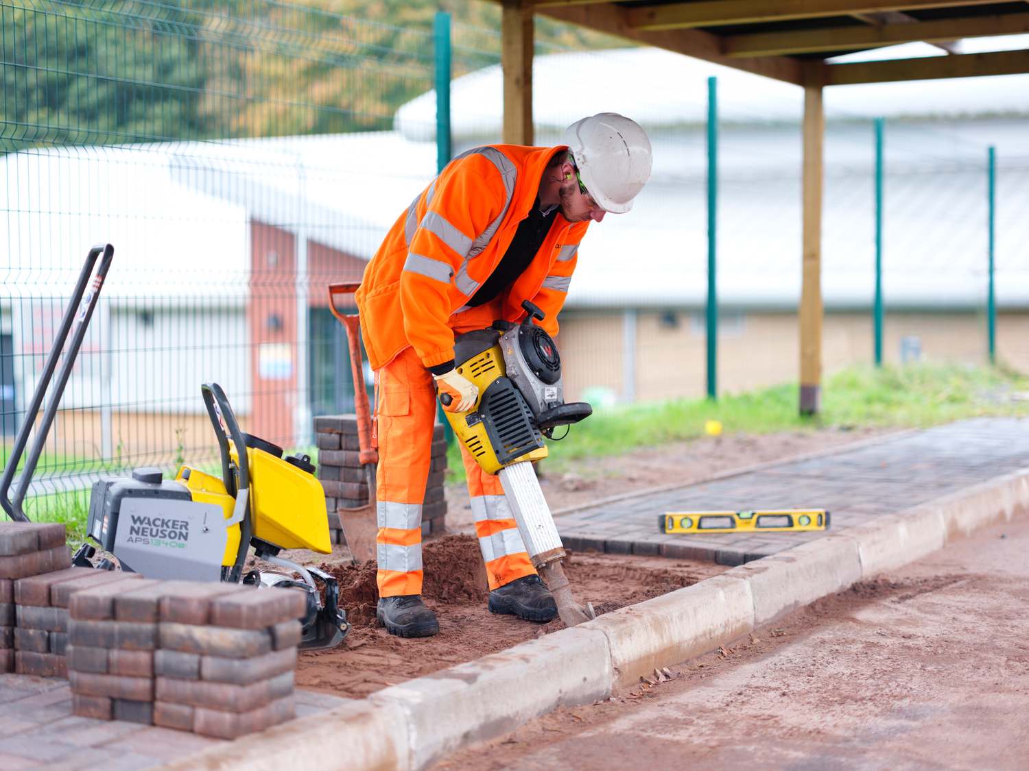 students in Construction Centre Telford College