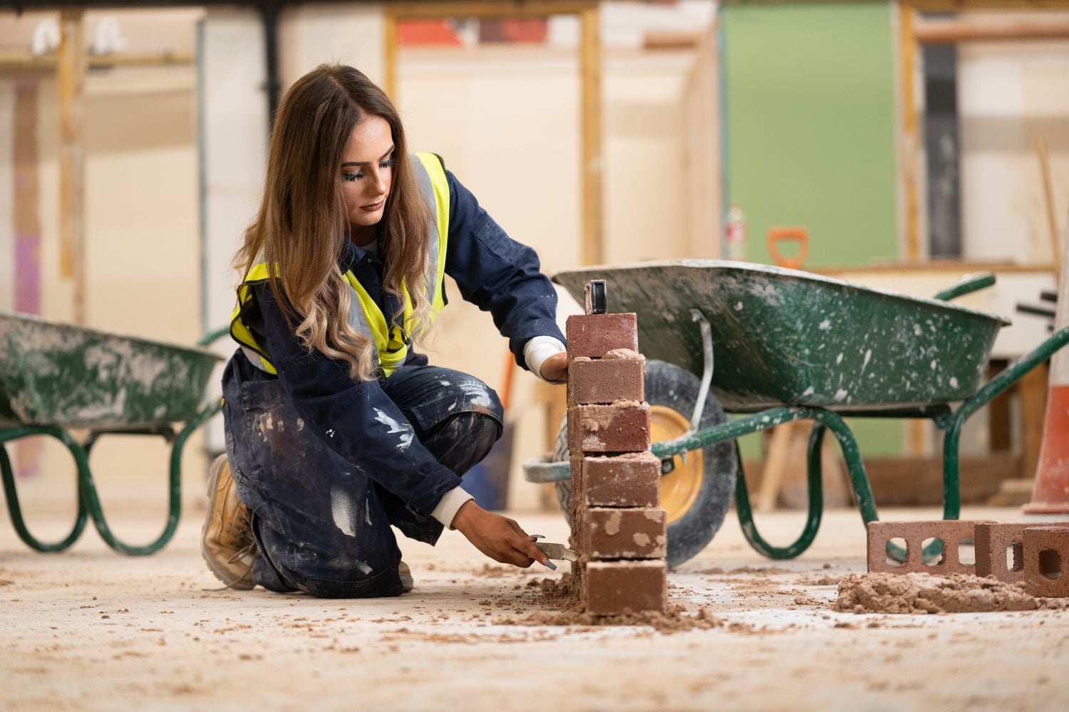 student in Construction Centre Telford College
