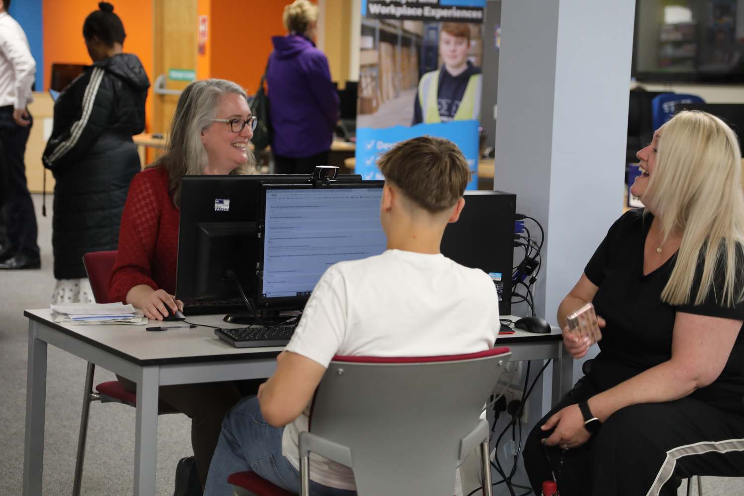 students enrolling at telford college