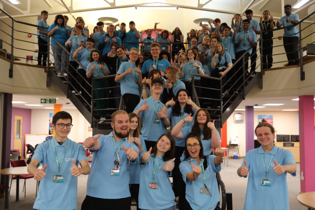 Student ambassadors at Telford College's Open Event