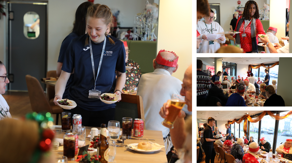 Dawley Diners treated to Christmas lunch