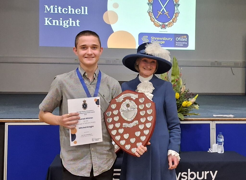 High Sheriff award winner Mitchell Knight