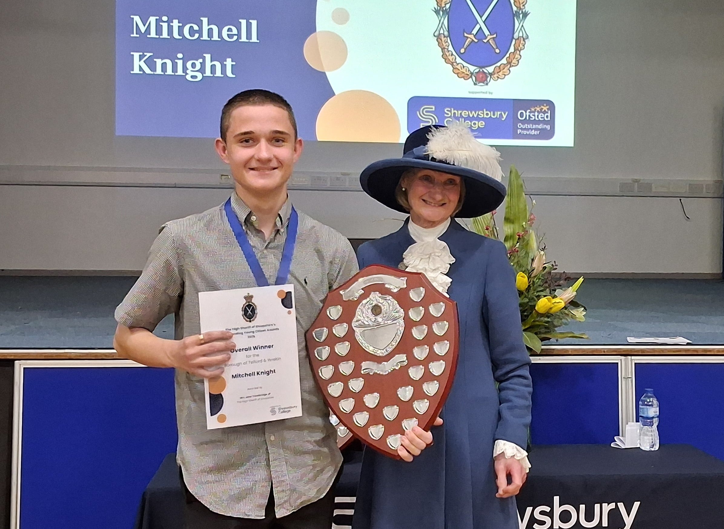 High Sheriff award winner Mitchell Knight