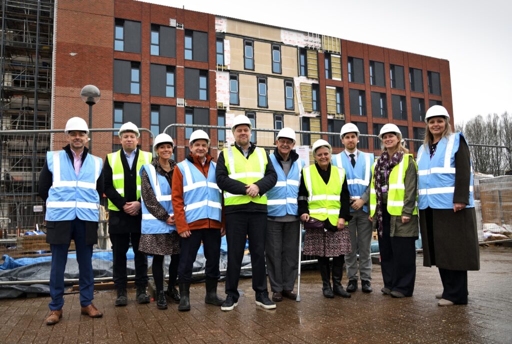 Outside the new Telford 6th
