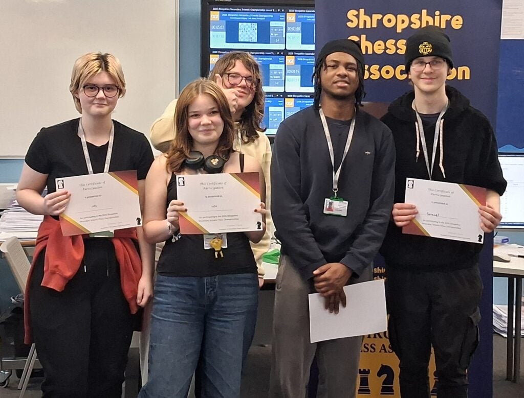 Chess players from Telford College