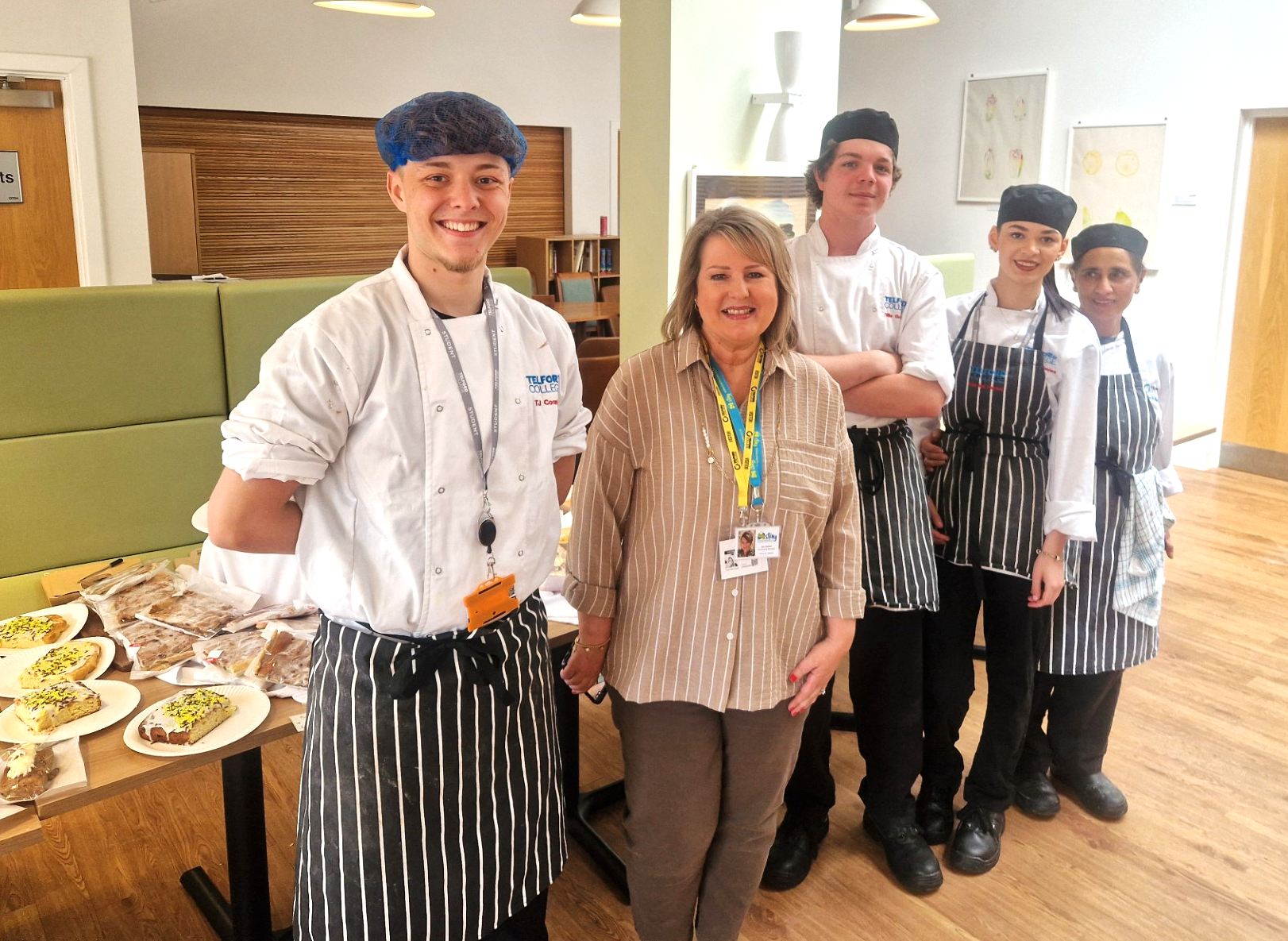 Charity bake sale at The Orange Tree