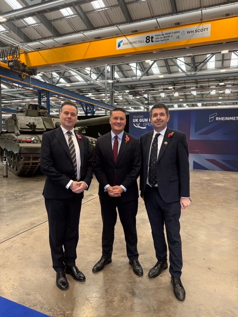 Lawrence Wood, Rt Hon Wes Streeting MP, Shaun Davies MP